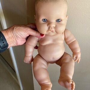 Berenguer vintage Adorable Baby Doll with Blue Eyes